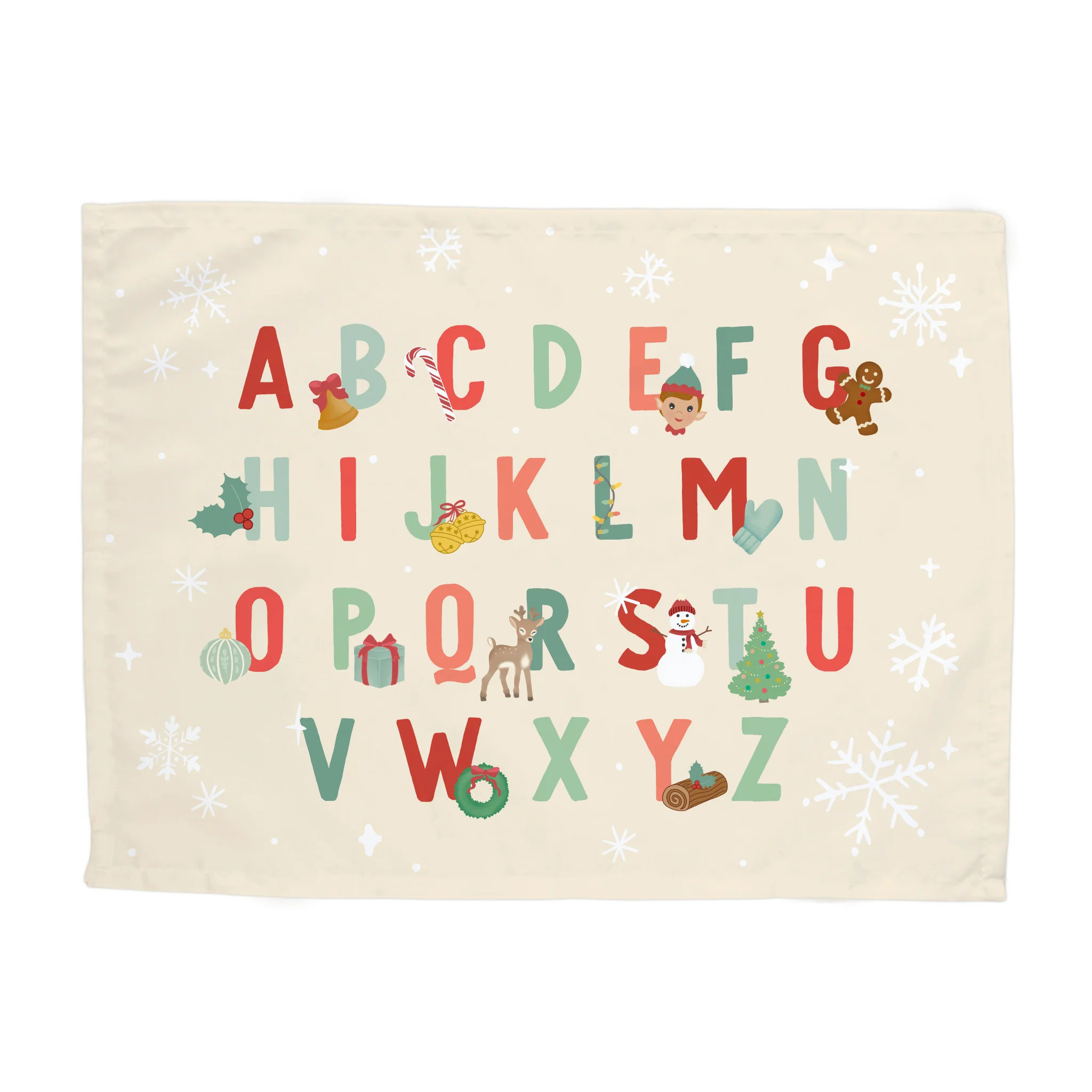{Neutral} Christmas Alphabet Banner | Hunny Prints