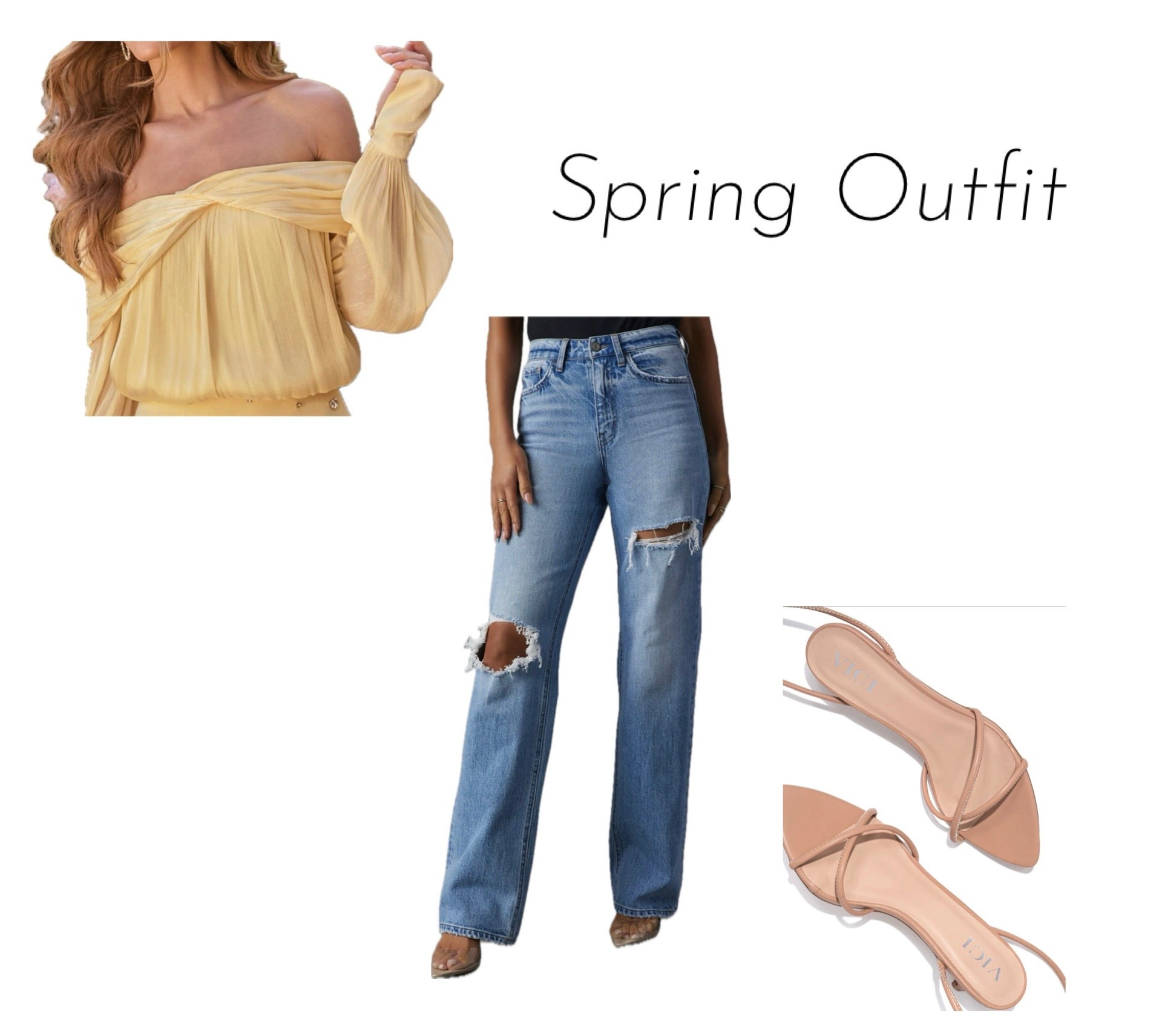 Spring outfit idea! Size up in the shoes 

#LTKootd #LTKSeasonal #LTKSaleAlert