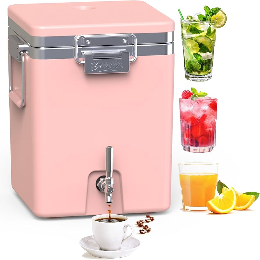 Bevanda - Sperse Drink Dispenser - Large Insulated Stainless Steel Water and Beverage Dispenser -... | Amazon (US)