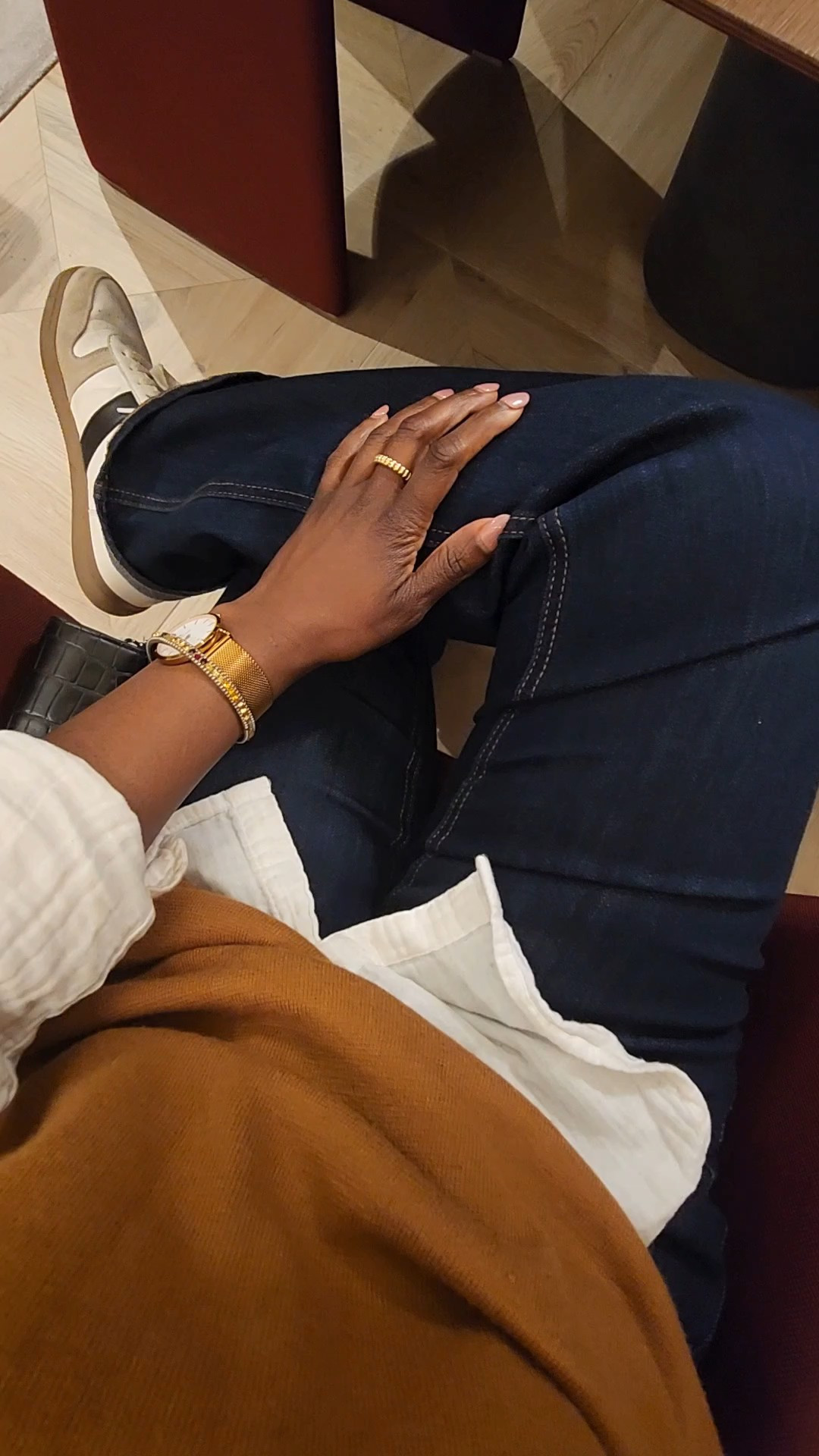 Wintertime sporty chic outfit. Dark denim jeans, button down, sweater vest. Style Tip: size up on the tops for a relaxed oversize fit

#LTKootd #LTKFindsUnder100 #LTKSaleAlert