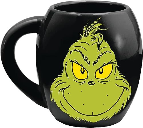 Dr. Seuss GRINCH Resting Grinch Face Heat Reactive Color Changing Tea Coffee Mug Cup 20 Oz. | Amazon (US)