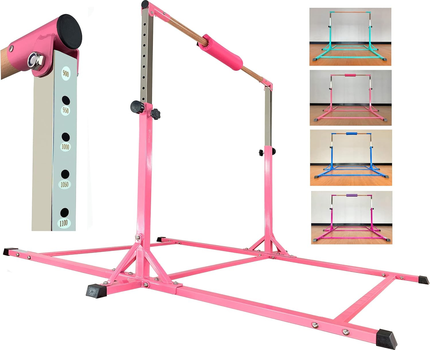MARFULA Gymnastic Bar Set Gymnastic Kip Bar Gymnastic Bar with Mat Gymnastic Horizontal Bar with ... | Amazon (US)