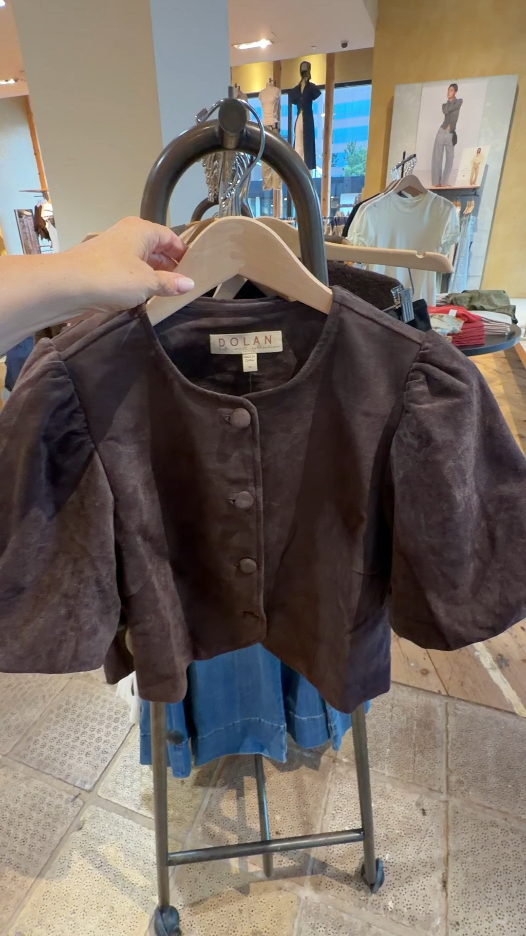 I was headed home and saw this fall top at Anthro and had to run in and look at it. It is gorgeous!