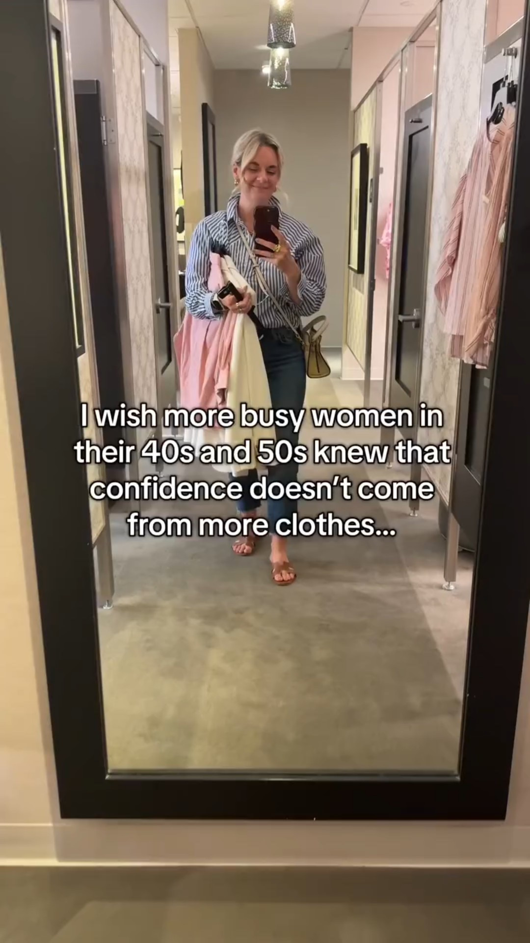 ✨ Most busy women we work with think the answer to feeling confident is adding more clothes to the mix. But confidence doesn’t come from a bigger closet — it comes from the right clothes. 

That’s exactly what our personal styling services are designed to do. We help you uncover the pieces that actually fit your body, your lifestyle, and your personality — while clearing out the ones that are holding you back. Whether it’s through a Closet Audit, a Styling Session, or Personal Shopping, we simplify the noise so you can finally walk into your closet and feel at ease. 

👉 If you’re ready to stop second-guessing your style and start feeling confident in every outfit, let’s get started. Send us a DM and we’ll help you find the best next step.