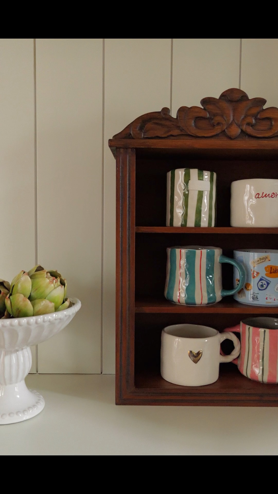 The prettiest shelf for your coffee mugs, also would be so cute in a bathroom.

#LTKHome #LTKSeasonal