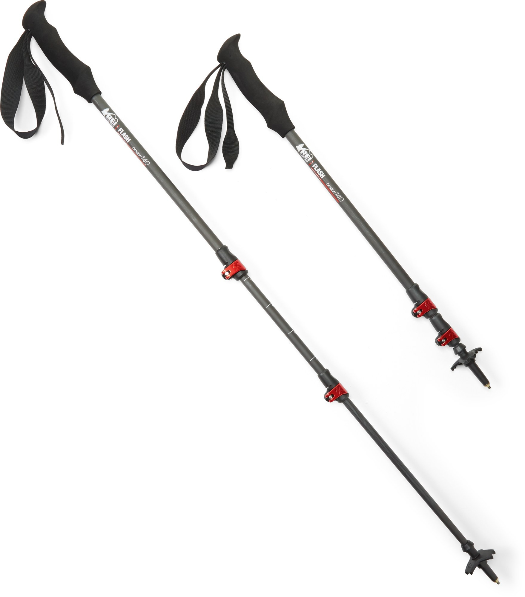 REI Co-op Flash Carbon Trekking Poles - Pair Orange | REI