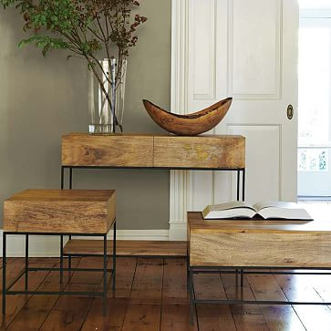 Industrial Living Room Collection | West Elm (US)
