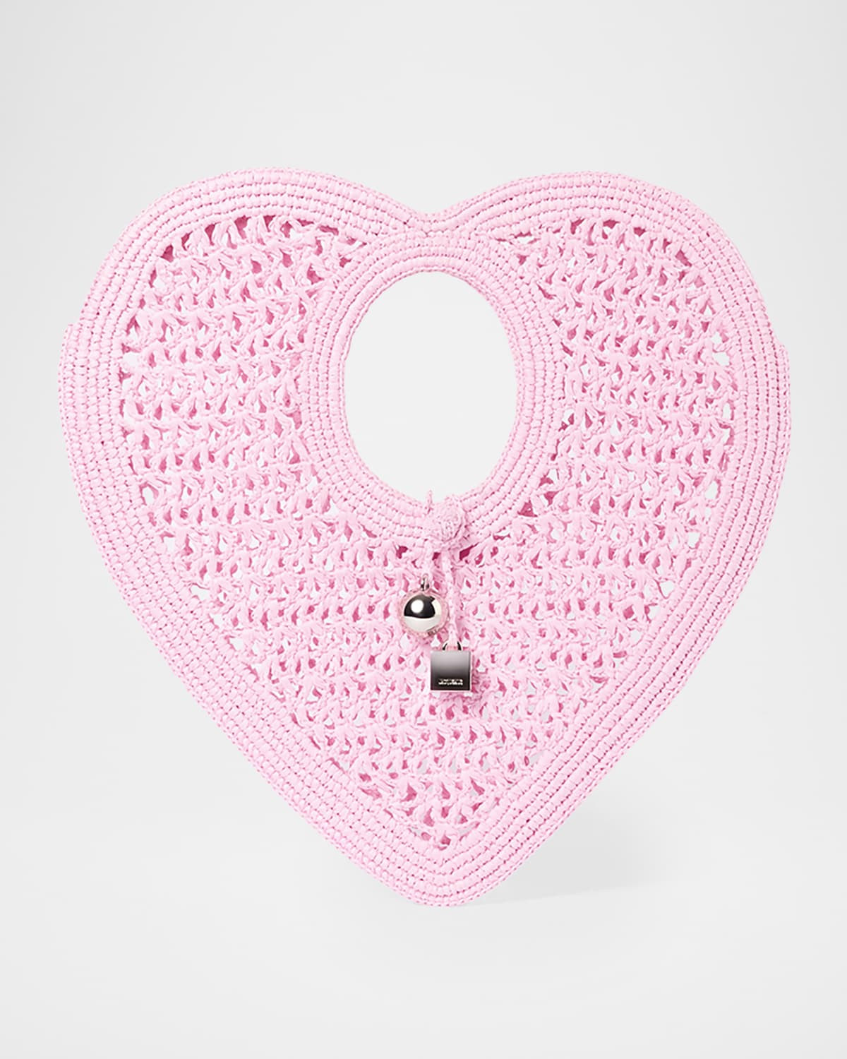 The Spiaggia Coeur Woven Heart Top-Handle Bag | Neiman Marcus