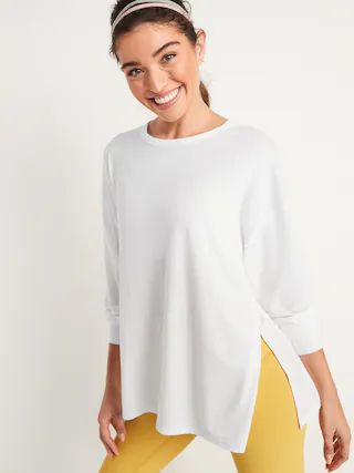 Long-Sleeve UltraLite All-Day Performance Tunic T-Shirt for Women | Old Navy (US)