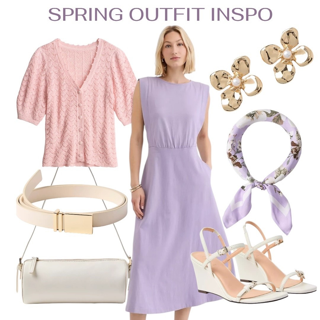 Spring outfit inspiration! This will be adorable for Easter as well. I love the light purple dress paired with a pale pink cardigan or even a yellow one for spring. 



Spring look, spring outfit, Easter outfit 

#LTKWorkwear #LTKSaleAlert 

#LTKSeasonal