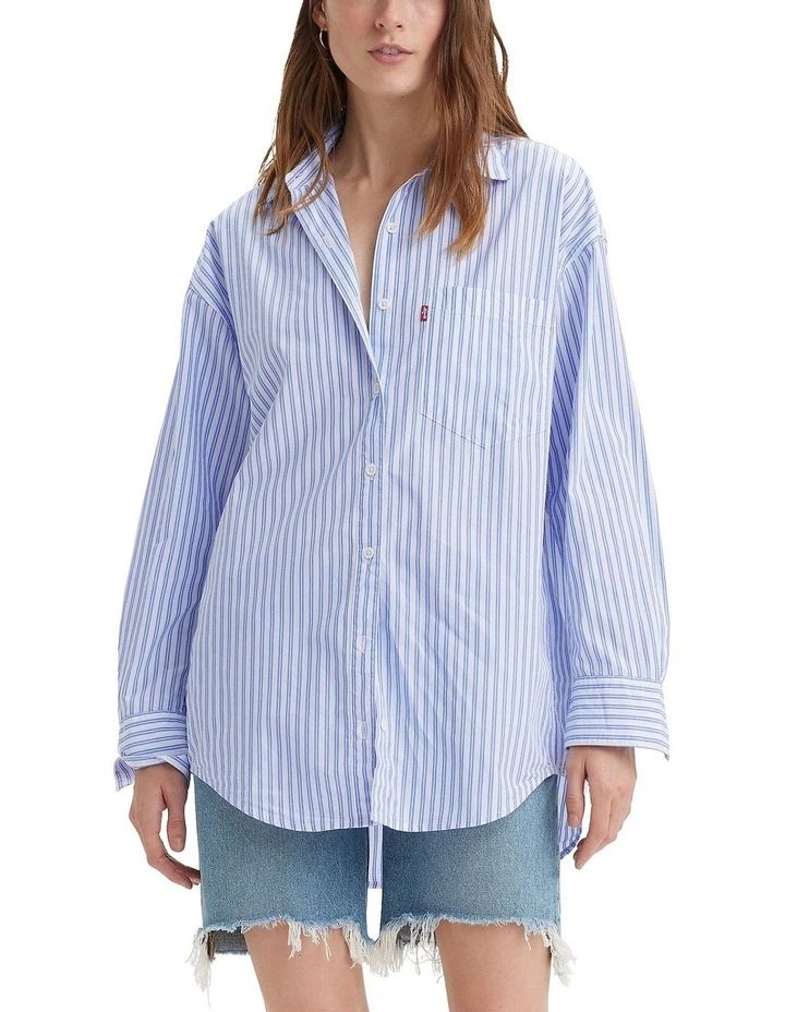 Nola Shirt in Bearbey Stripe Blue Yonder | Myer