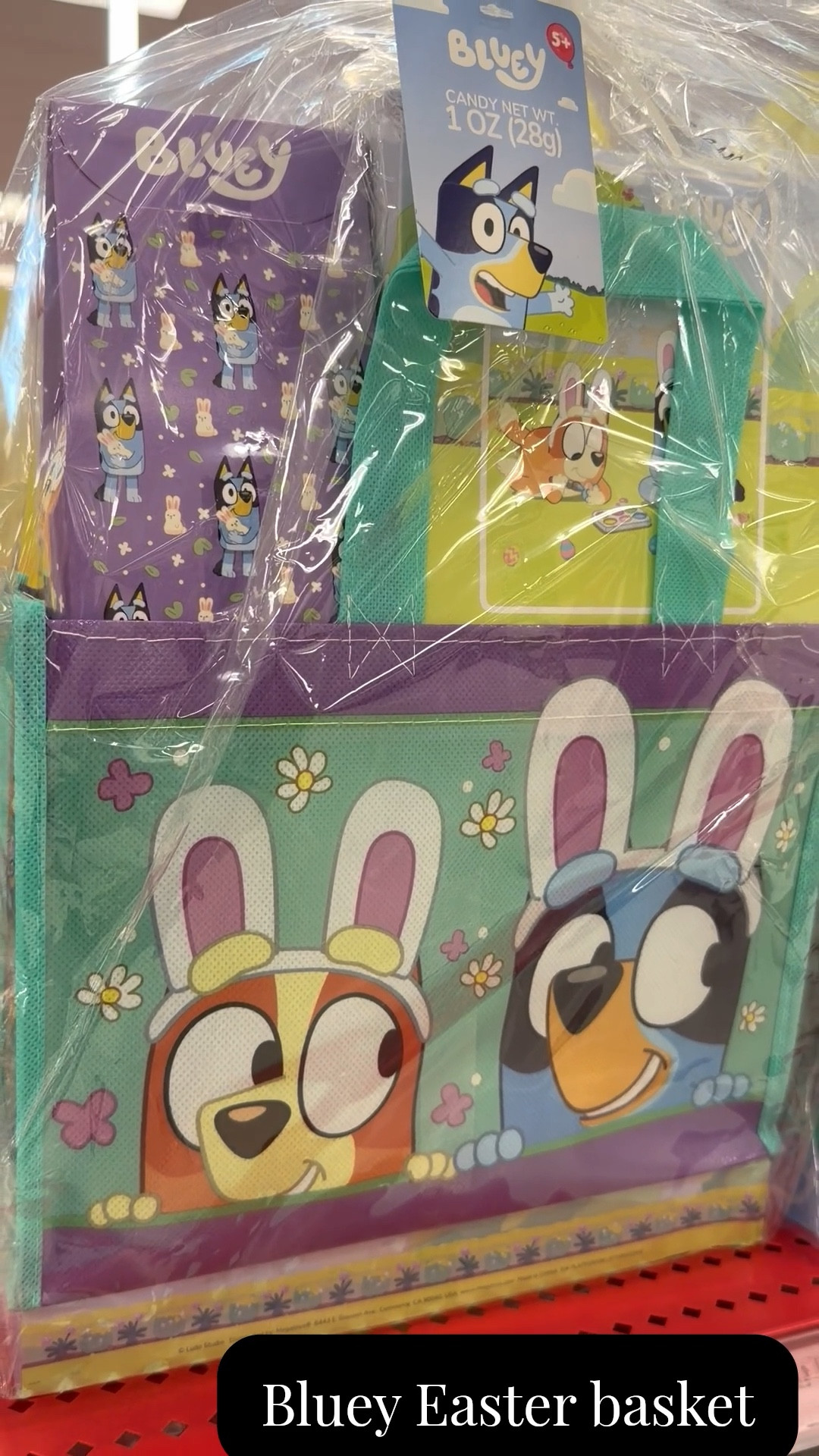Easter basket ready in seconds 💙🐰 This Bluey-themed basket is the CUTEST surprise for little fans and makes holiday prep so easy for busy moms! Perfect for egg hunts, Easter morning excitement, or a last-minute gift that still feels thoughtful and fun ✨ #ltkseasonal #ltkeaster #ltkfamily #ltktoys #easterbasketideas #blueykids #easterforkids #easterbasketfinds #momlifehacks #springgiftideas #kidsgiftideas #easterfun