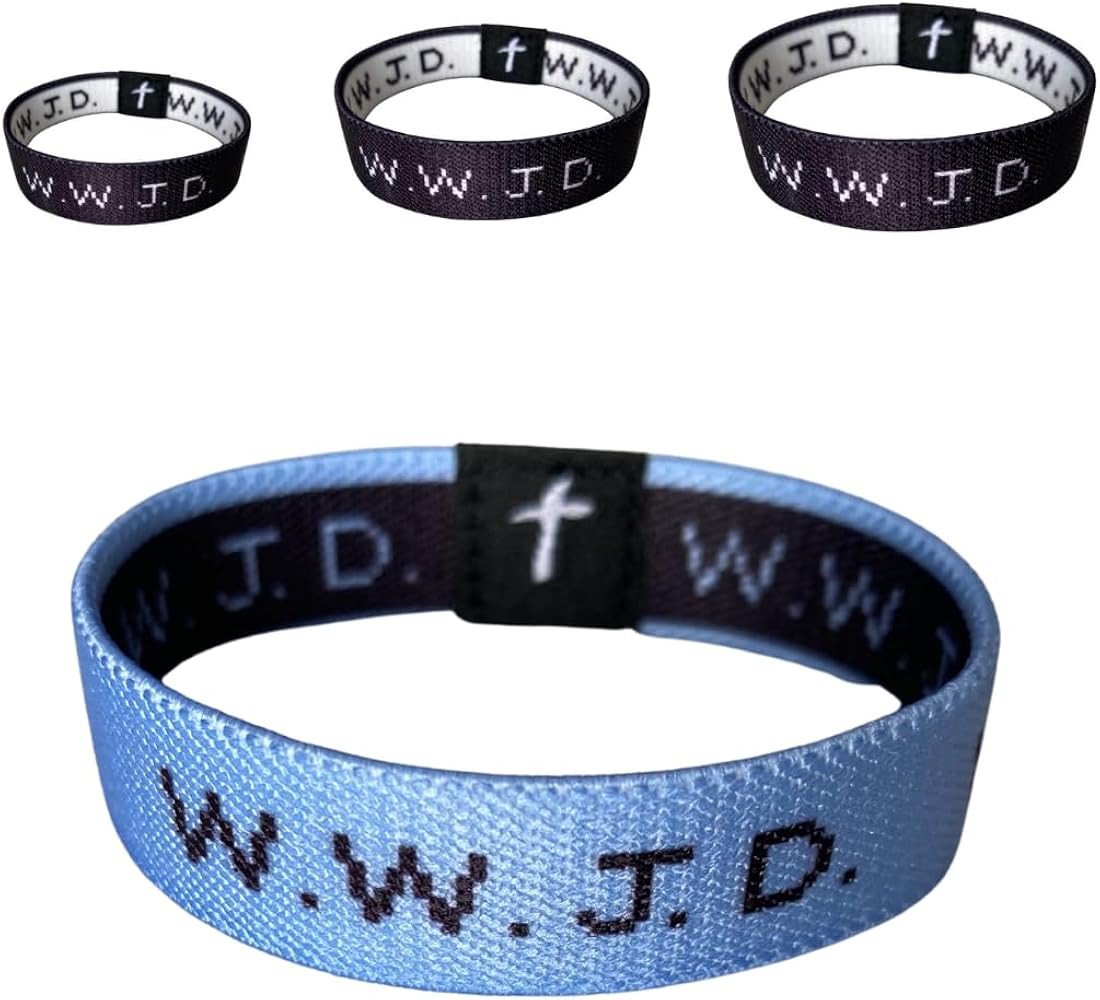 WWJD Bracelets - Elastic Bands Collection | Amazon (US)
