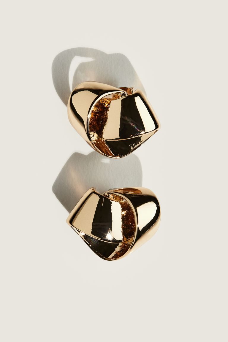 Knot-Look Earrings - Gold-colored - Ladies | H&M US | H&M (US + CA)