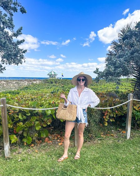 Really enjoyed using this top as a coverup for the beach! The hat comes in multiple sizes & bag was perfect for a short bike ride to the sand. Target & Nordstrom for the win!

#LTKFind #LTKSeasonal #LTKunder50