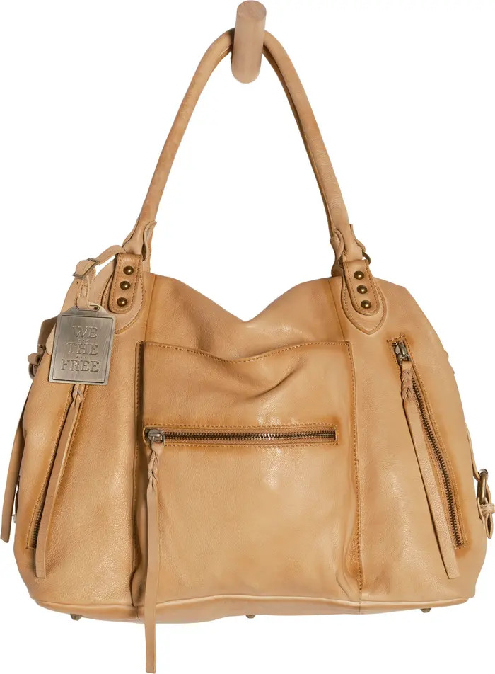 We The Free Emerson Lambskin Leather Tote | Nordstrom
