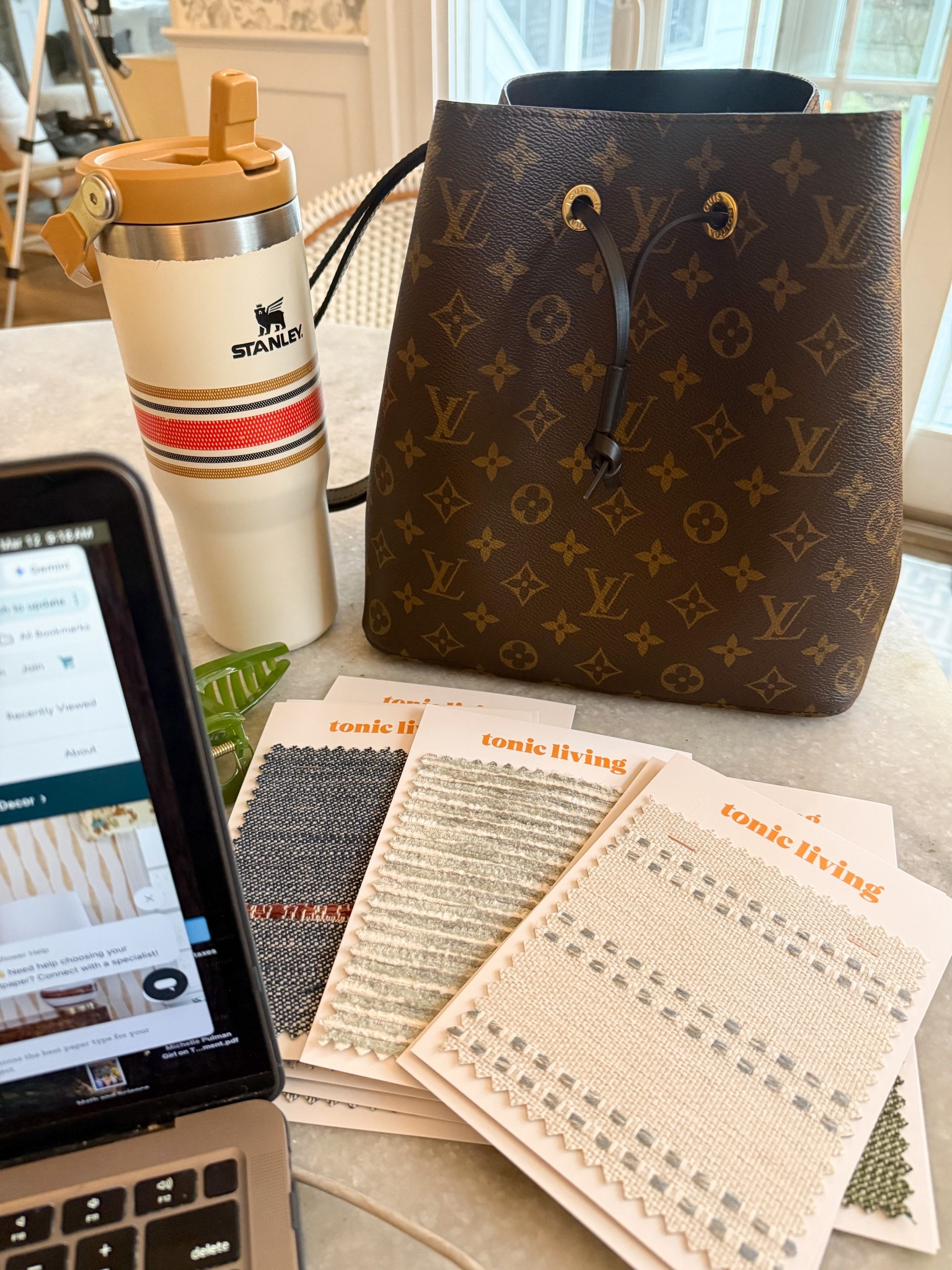 Rainy day work vibes: churning out room designs and scheming textile combos 🙌🏻

#LTKHome #LTKmorningroutine #LTKdayinmylife