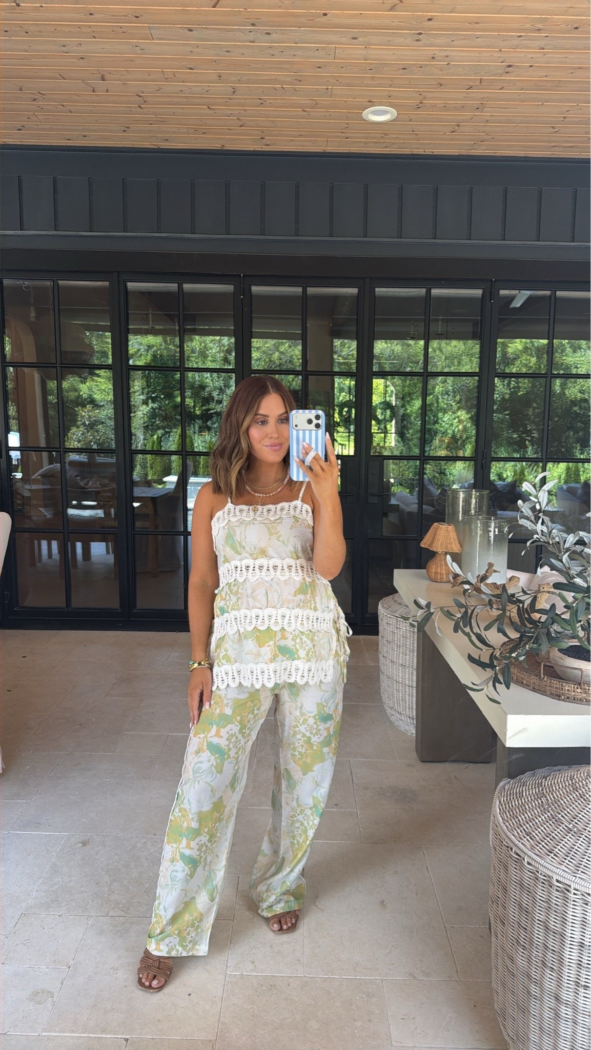 Today’s set is from Amazon & it may be one of my top finds of the summer! It’s super comfy & I love this print and stunning detail- great quality and looks expensive! I’m wearing a small & it’s bump friendly (currently 25 weeks pregnant).

#LTKootd #LTKBump #LTKSeasonal