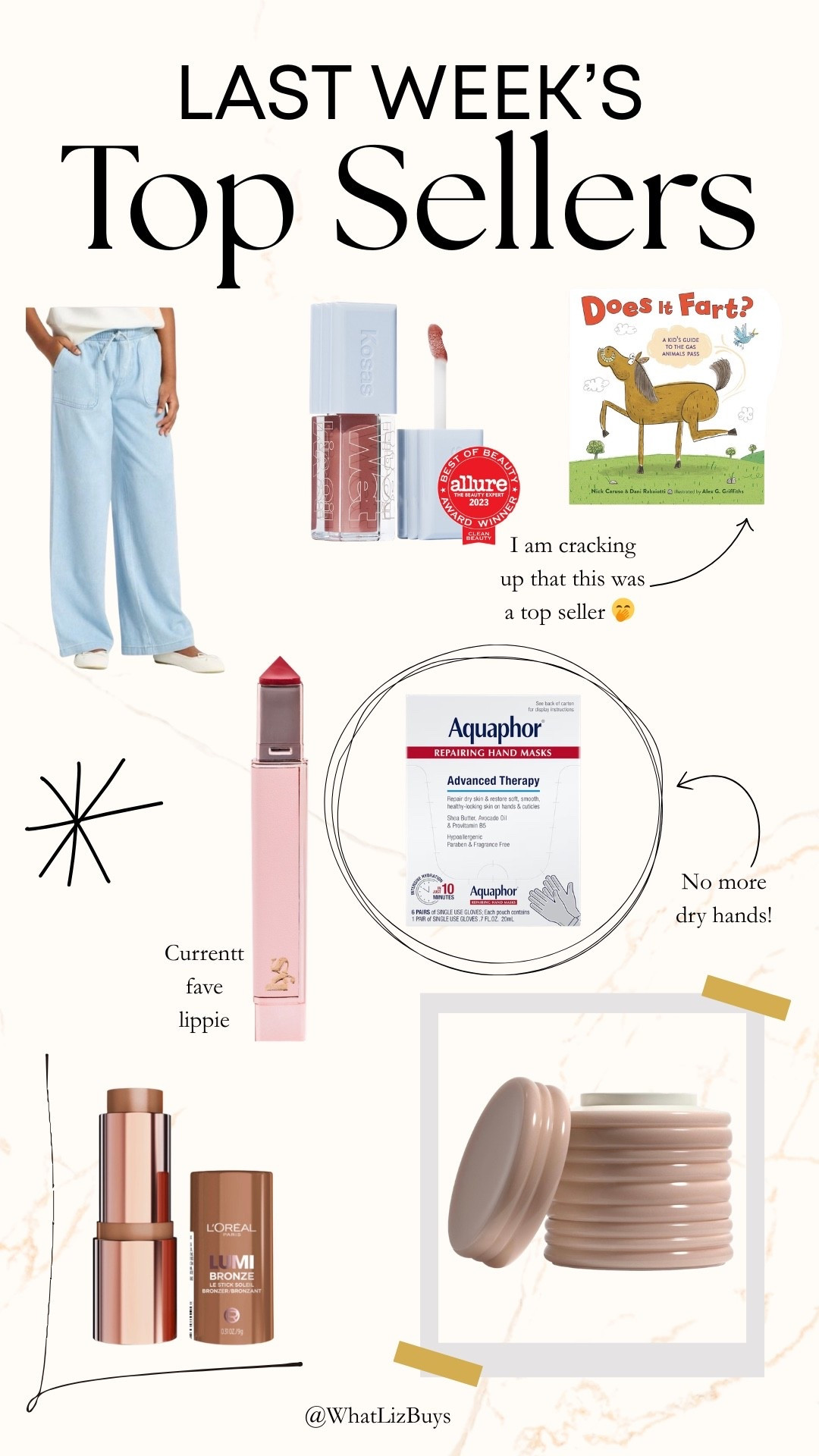 Last week’s top sellers! We are an exlectic bunch 🤭