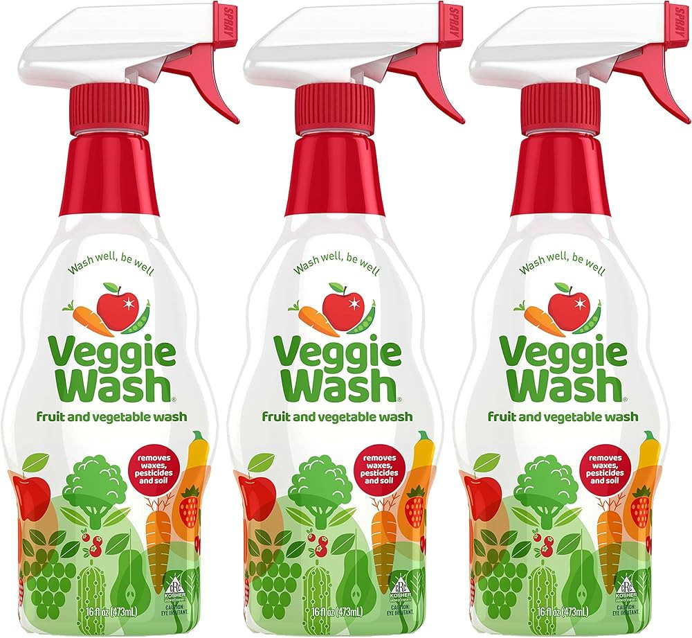 Veggie Wash Fruit and Vegetable Wash, Produce Wash and Cleaner, 16-Fluid Ounce, Pack of 3 | Amazon (US)