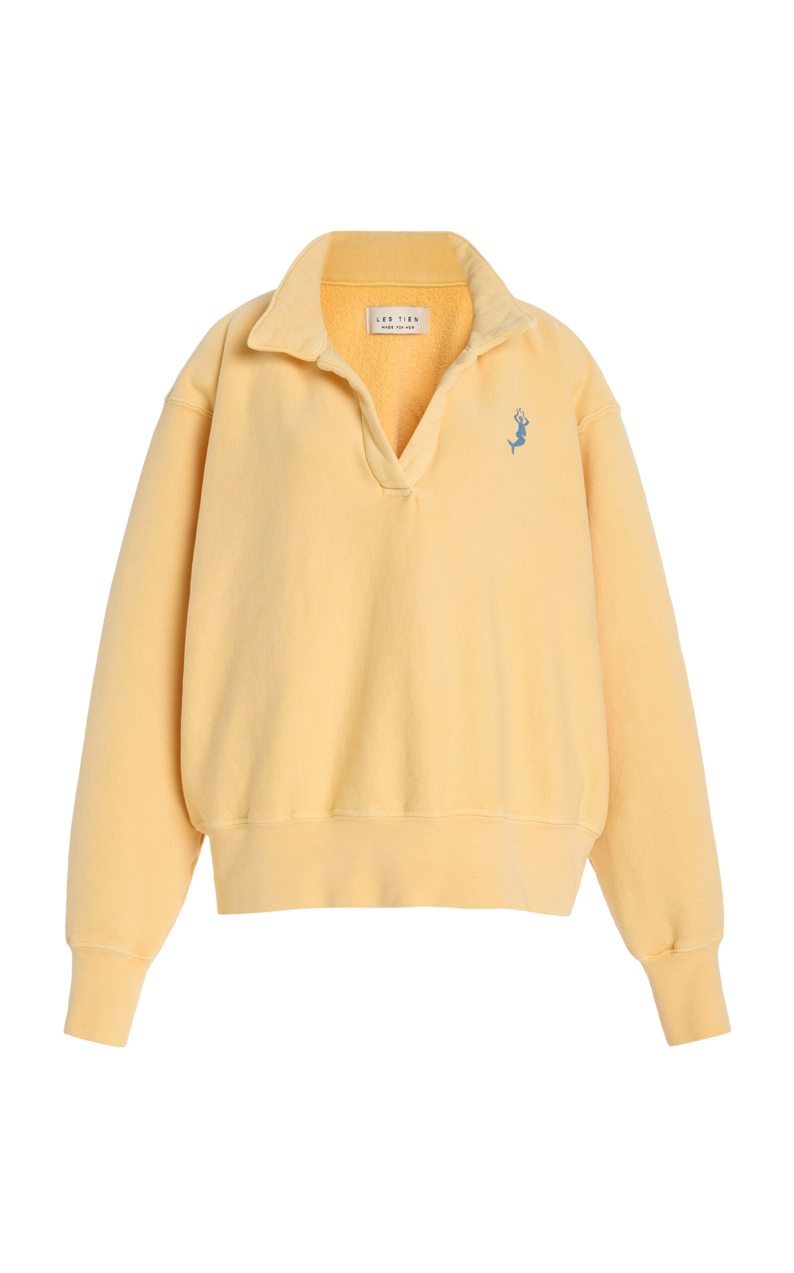 Exclusive Club Moda Riviera Cotton Polo Sweatshirt | Moda Operandi (Global)