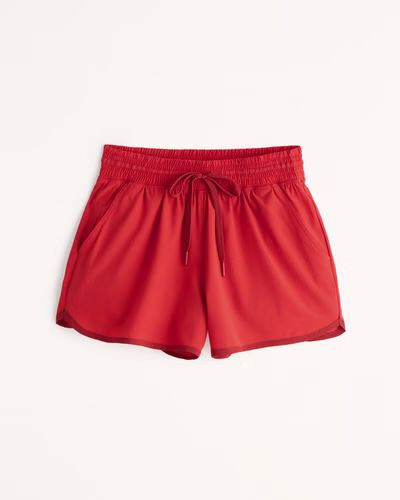 YPB motionTEK High Rise Lined Workout Short | Abercrombie & Fitch (US)