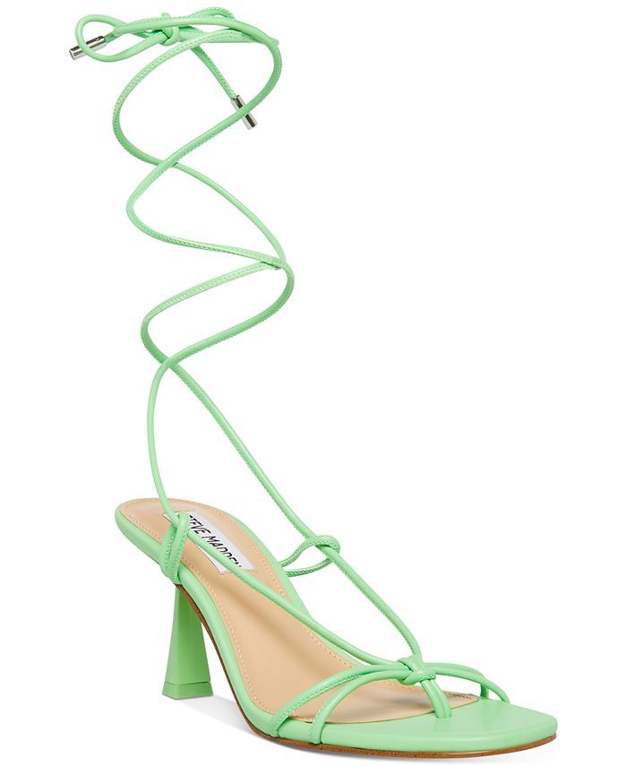 Steve Madden Women's Superb Tie-Up Dress Sandals & Reviews - Sandals - Shoes - Macy's | Macys (US)