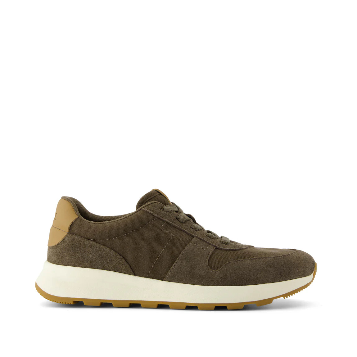 TRVL Lite Retro Runner Olive Water Repellent Sneaker | Toms EMEA