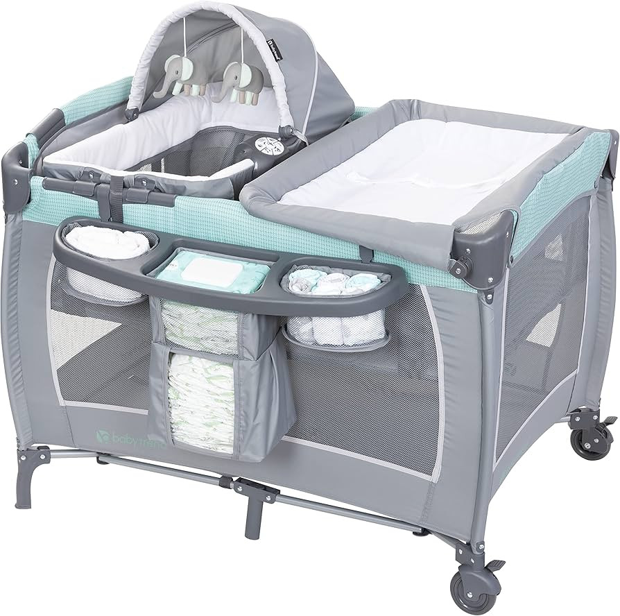 Baby Trend Lil' Snooze Deluxe III, Cozy Mint | Amazon (US)