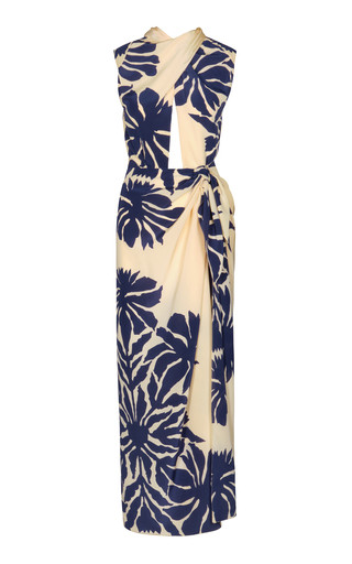 City Wonders Cutout Silk Midi Dress | Moda Operandi (Global)