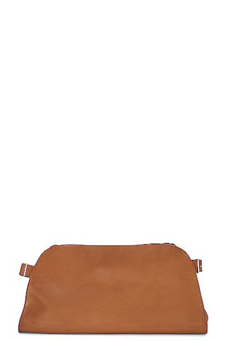 The Row Margaux EW Clutch in Brandy SHG | FWRD | FWRD 