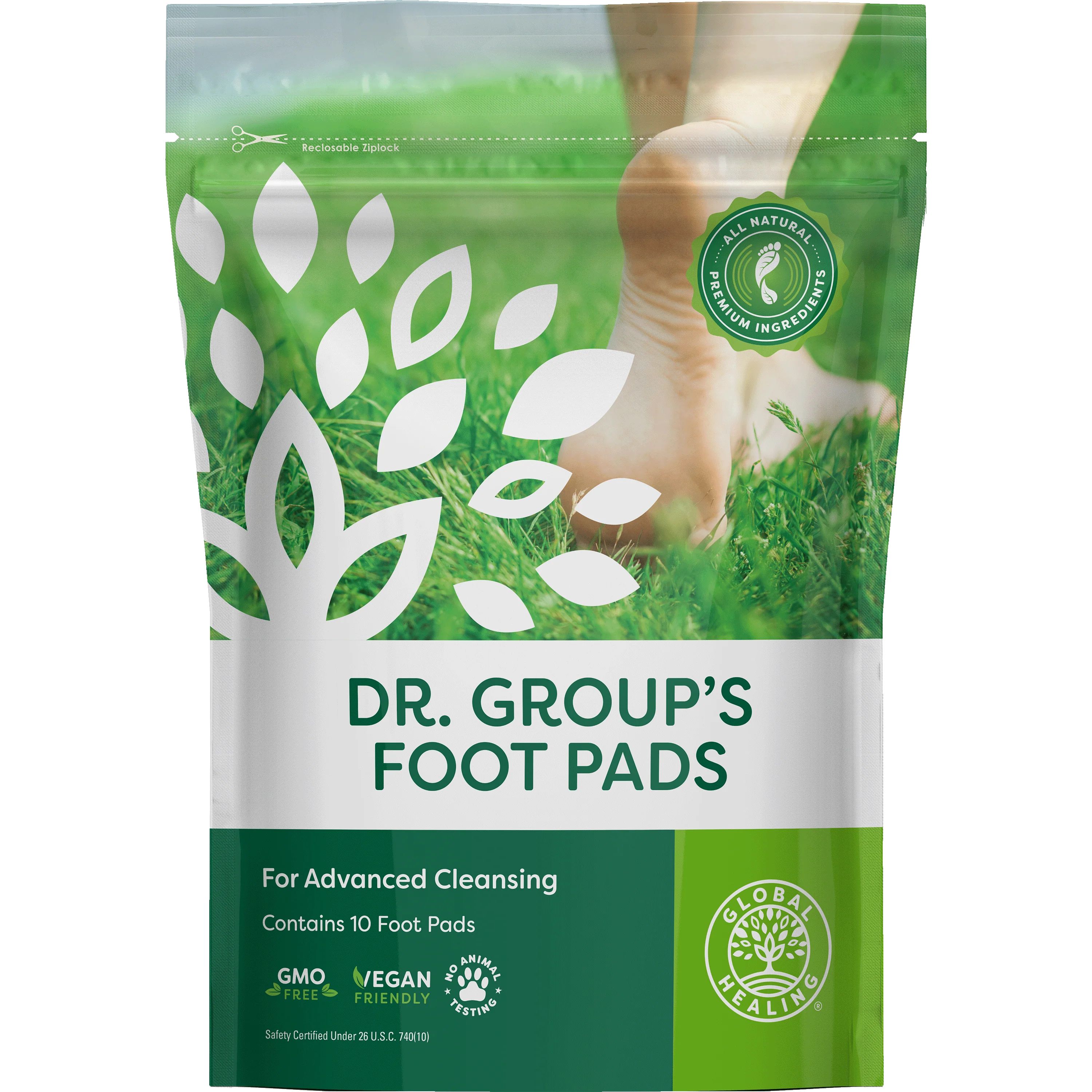 Dr. Group, DC's Foot Pads™ | Natural Foot Patches w/ Organic Ingredients | Global Healing Center