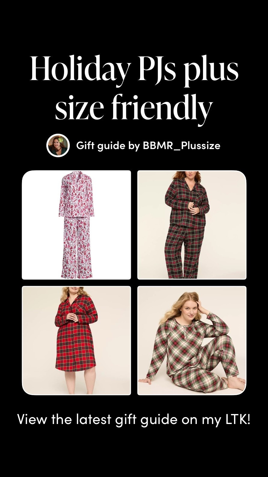 Here is a handpick collection of plus size friendly PJs that would work great for the holidays. 

#LTKPlusSize #LTKHoliday #LTKSaleAlert