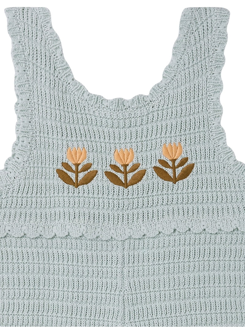Modern Moments by Gerber Toddler Girl Sweater Knit Romper, Sizes 12 Months - 5T | Walmart (US)