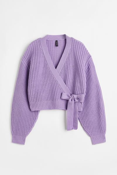 Knit Wrap-front Cardigan | H&M (US)