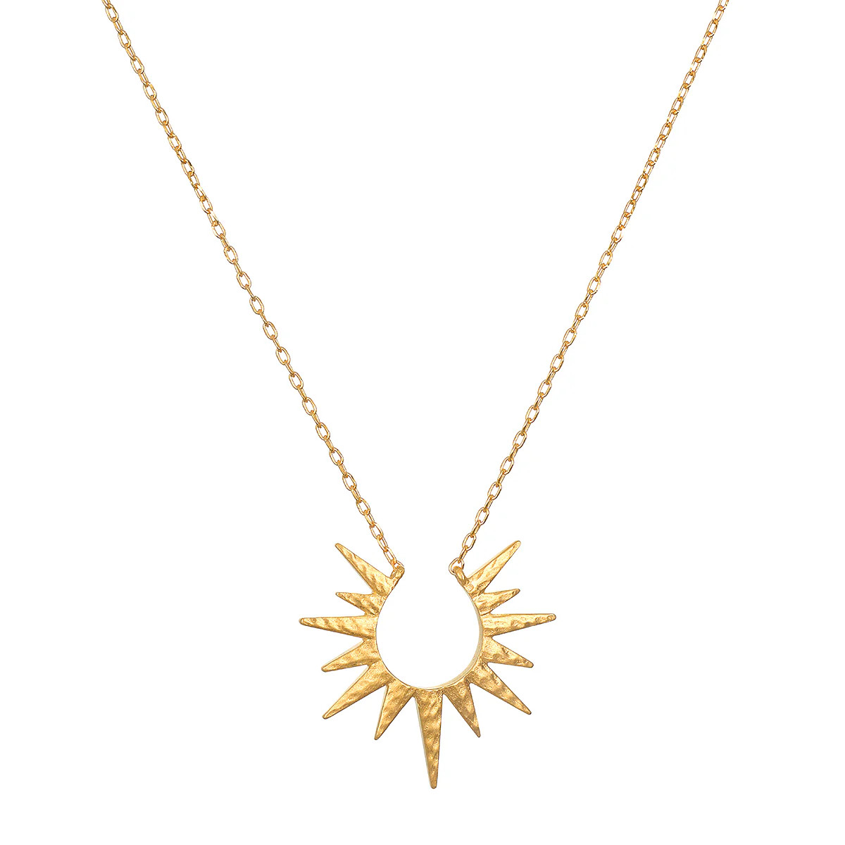 Incandescent Glow Gold Starburst Necklace | Satya Jewelry