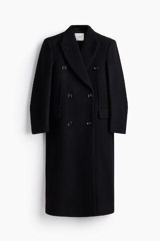 H & M - Langer Wollmantel - Schwarz - Damen | H&M (DE, AT, CH, NL, FI)