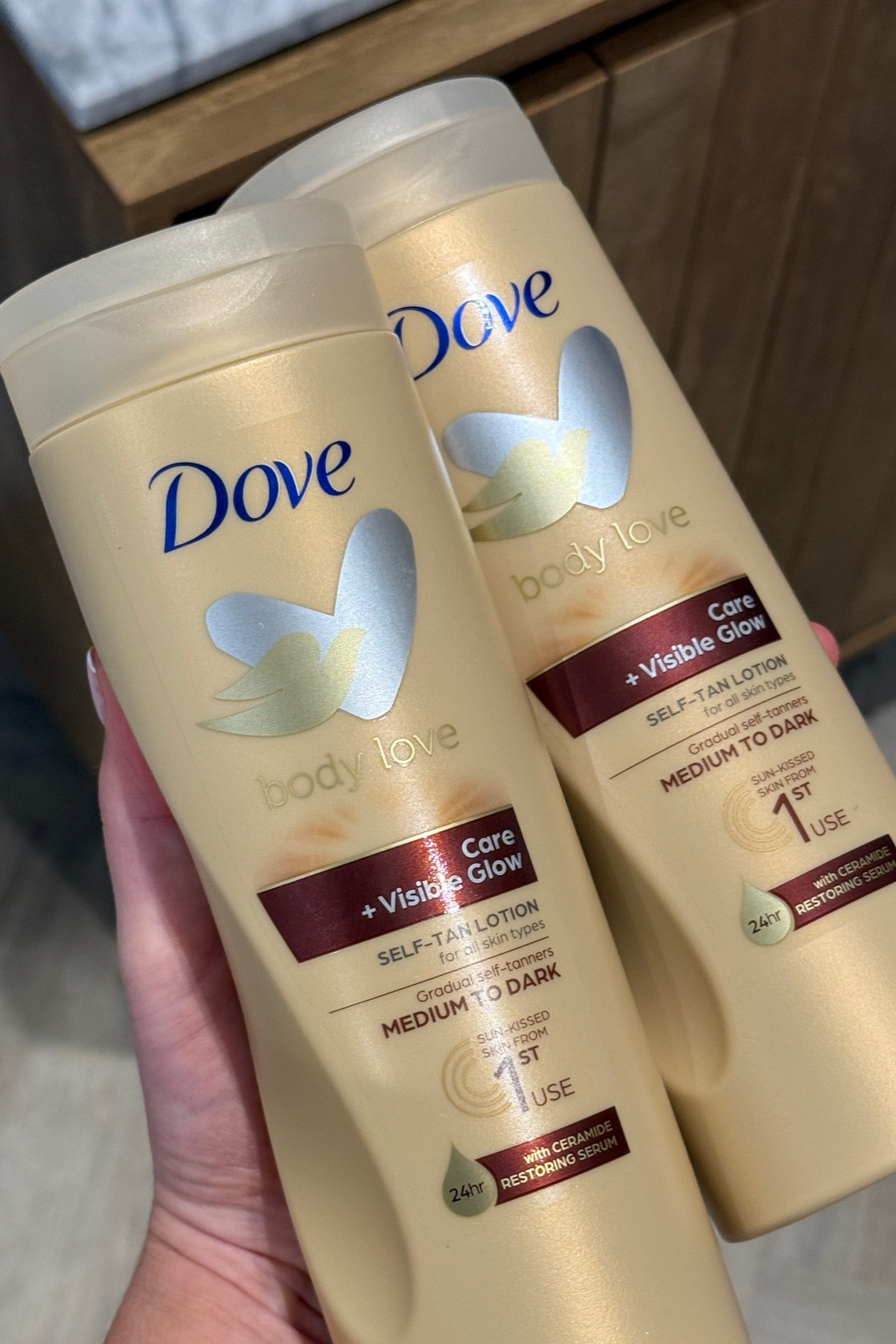 stocked up on my fave gradual tan — currently 50% off! 🌞

[ gradual tan, boots, dove, moisturiser, beauty must haves ] 

#LTKuk #LTKbeauty #LTKsummer