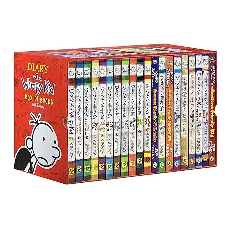 Jeff Kinney Diary of A Wimpy Kid Series Collection 1-21 Books Boxed Set, New Book     Unknown Bin... | Amazon (US)