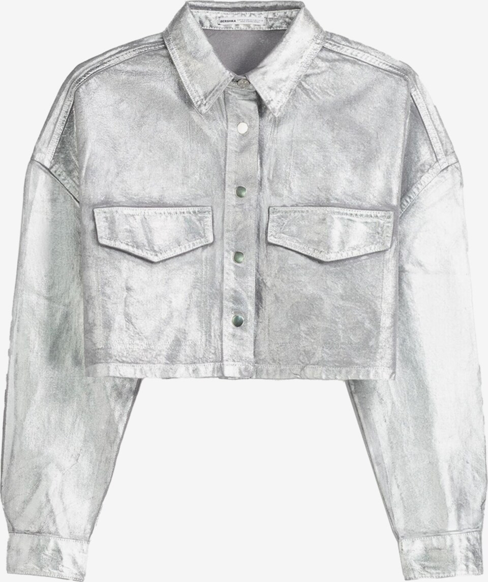 Bershka Tussenjas in Zilver | ABOUT YOU | ABOUT YOU NL