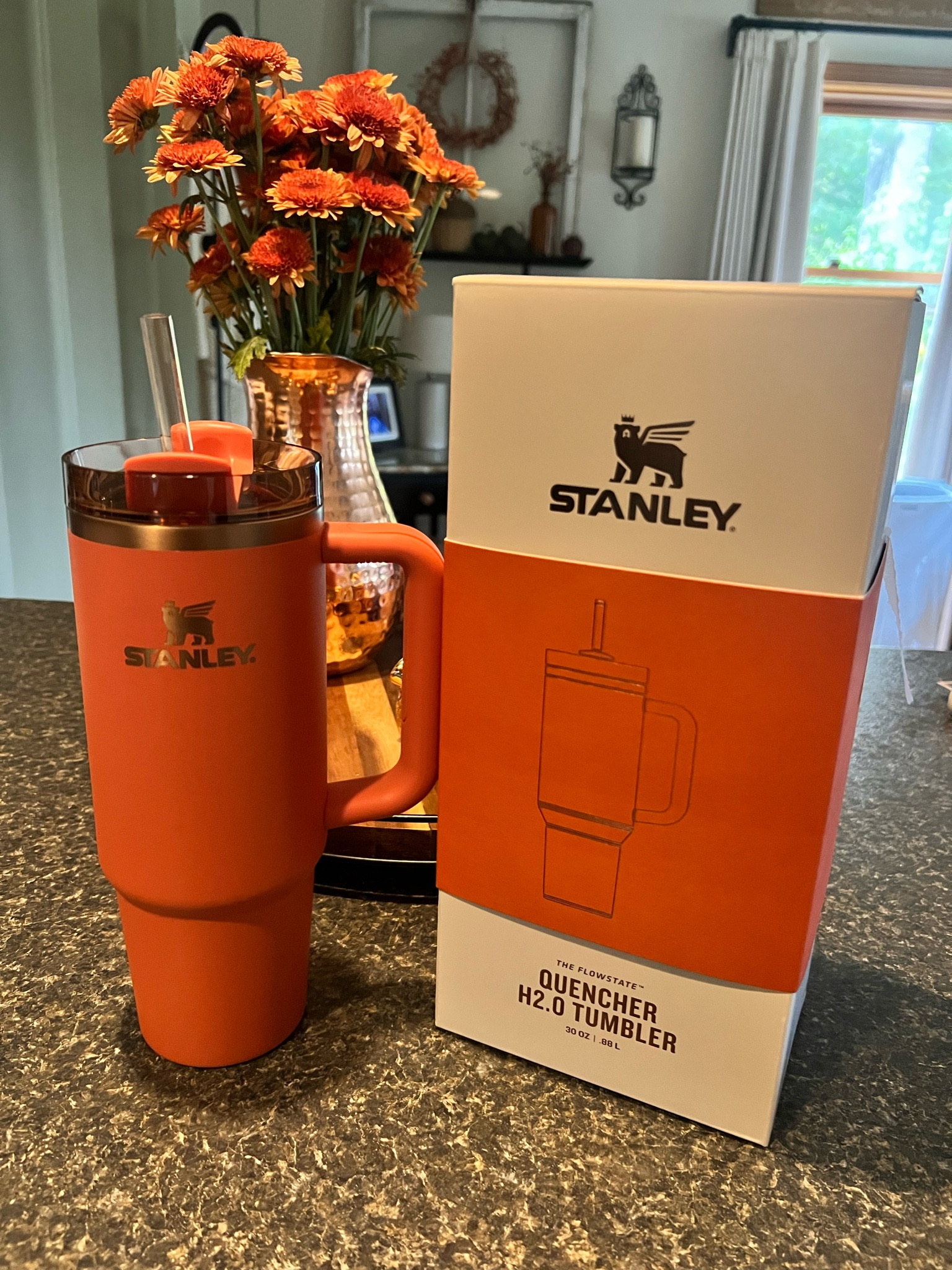 Obsessed with my new pumpkin spice Stanley! Love the copper rim! 

#LTKSeasonal #LTKFitness #LTKOver40