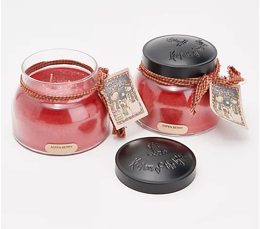 A Cheerful Giver Set of (2) 22oz Holiday Mama Jars - QVC.com | QVC