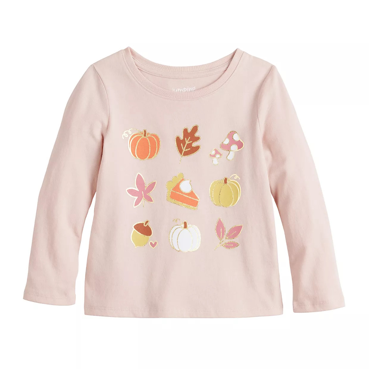 Toddler Girl Jumping Beans® Long Sleeve Autumn Graphic Tee | Kohl's