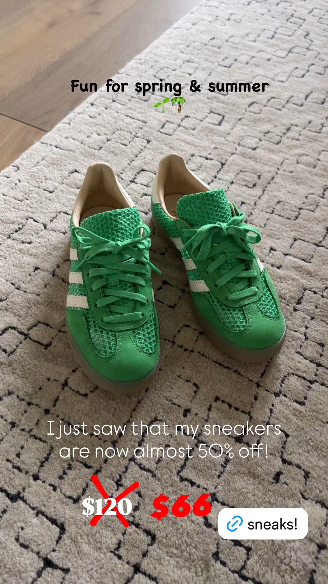 🚨these will SELL OUT!
I just saw that these sneakers are now almost 50% off! They’re so fun for spring & summer. Be sure and go 1/2 size down from your normal shoe size. I’m always a womens 9, and bought these in an 8.5z

#LTKSaleAlert #LTKOver40 #LTKActive

#LTKSaleAlert #LTKOver40 #LTKmomlife