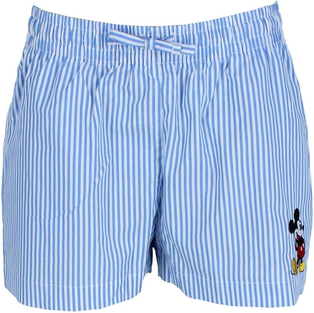 Jerry Leigh Women's Elevated Mickey Mouse Embroidered Lounge Short | Amazon (US)