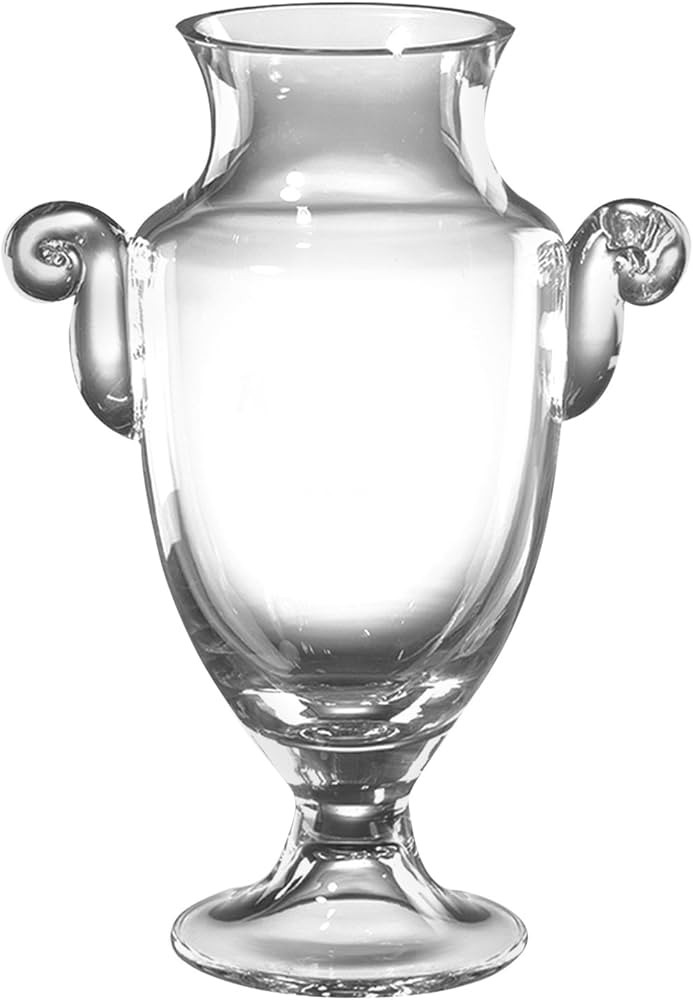 Badash Champion Crystal Flower Vase - 12" Tall Glass Vase in Unique Mouth-Blown Trophy/Urn Shape ... | Amazon (US)