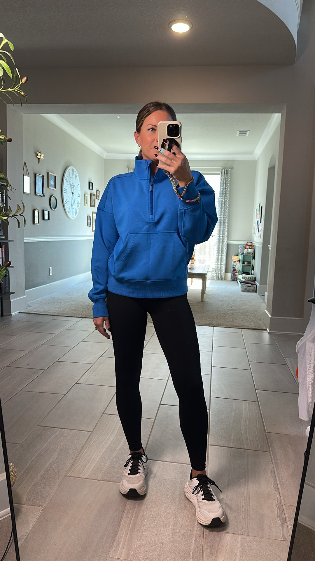 This pullover is buttery soft 😍 linked my leggings and shoes too 🫶🏼 

#LTKActive #LTKootd #LTKPetite