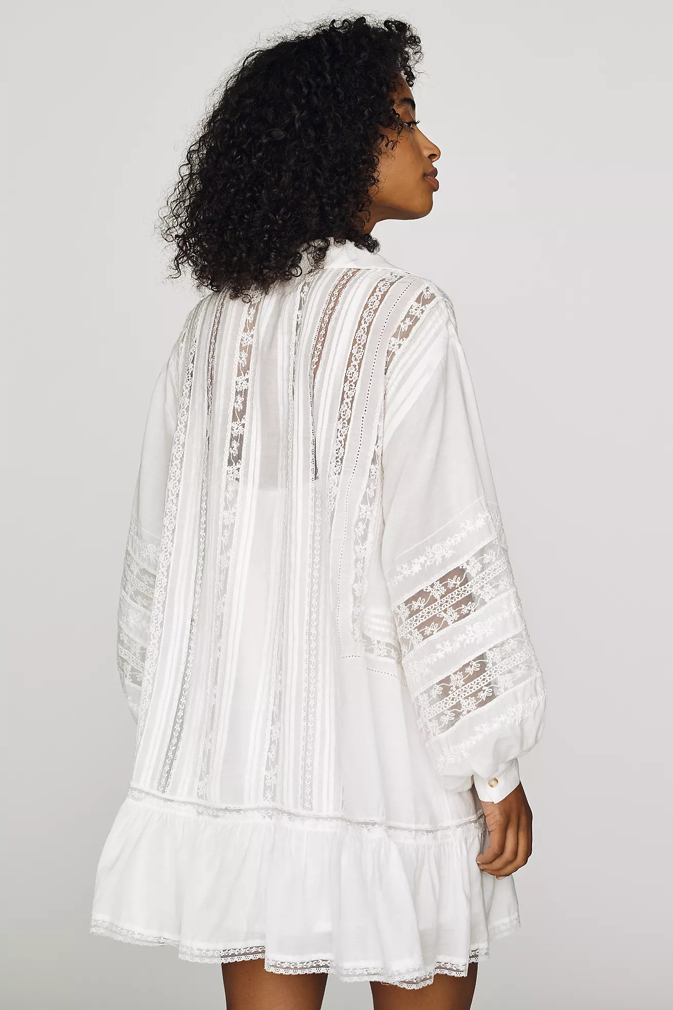 By Anthropologie Lace Panel Shirtdress | Anthropologie (US)
