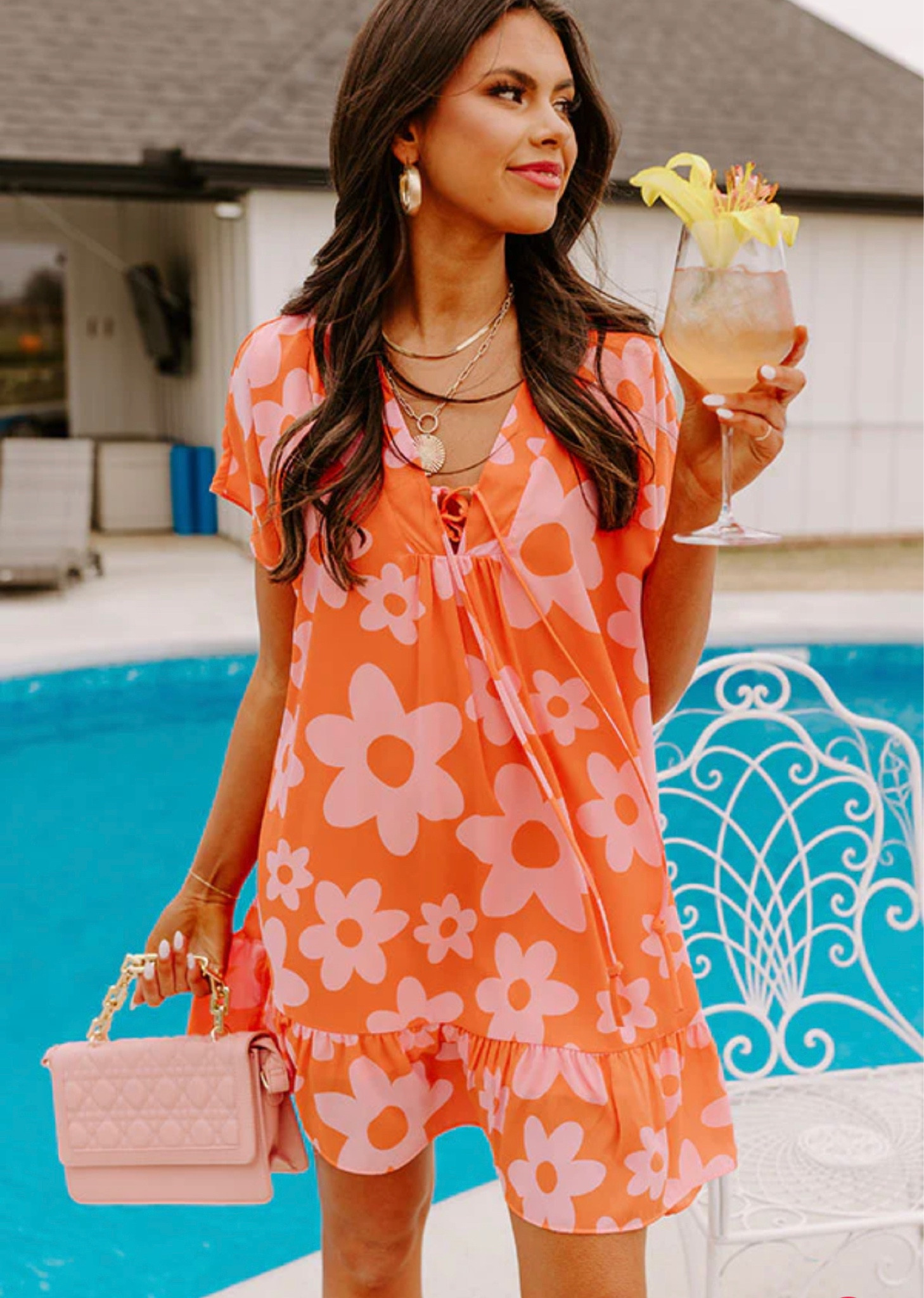 Malibu Villa Shift Dress in Orange
Women’s dress. 

#LTKworkwear #LTKwedding #LTKstyletip