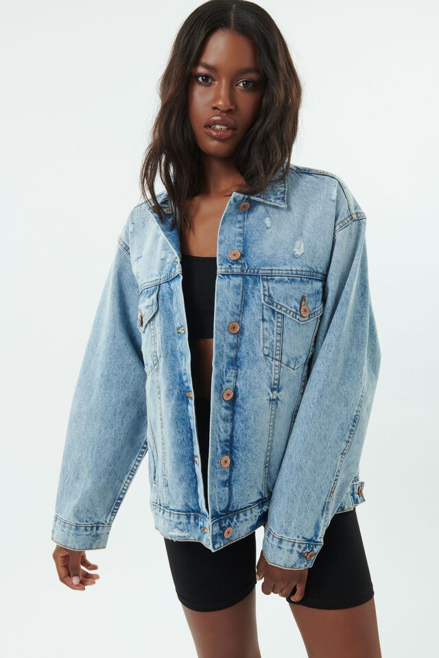 Boyfriend Denim Jacket - Ramona Blue | Garage Clothing